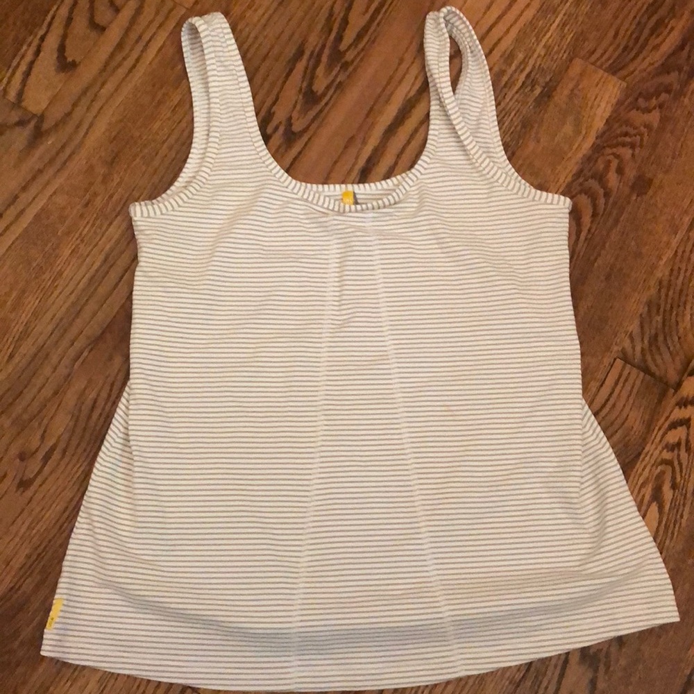 Lole (white/gray stripped) workout tank
